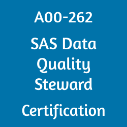 SAS Certification, A00-262, A00-262 Questions, A00-262 Sample Questions, A00-262 Questions and Answers, A00-262 Test, SAS Data Quality Steward Online Test, SAS Data Quality Steward Sample Questions, SAS Data Quality Steward Exam Questions, SAS Data Quality Steward Simulator, A00-262 Practice Test, SAS Data Quality Steward, SAS Data Quality Steward Certification Question Bank, SAS Data Quality Steward Certification Questions and Answers, SAS Certified Data Quality Steward for SAS 9, SAS Data Quality Using DataFlux Data Management Studio, A00-262 Study Guide, A00-262 Certification