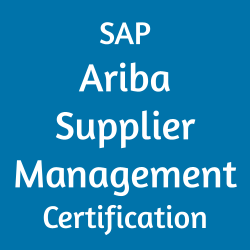 SAP Ariba Supplier Management Certification