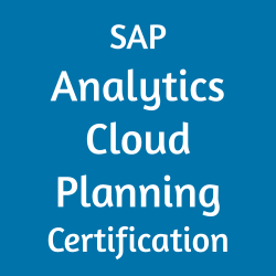 SAP Analytics Cloud Planning Certification