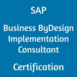 SAP Business ByDesign Implementation Consultant Certification