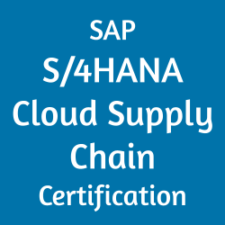 SAP S/4HANA Cloud Supply Chain Certification