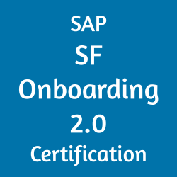 SAP SF Onboarding 2.0 Certification