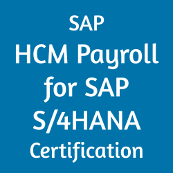 SAP HCM Payroll for SAP S/4HANA Certification