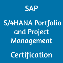 SAP S/4HANA Portfolio and Project Management Certification