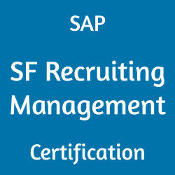 SAP SF Recruiting Management Certification