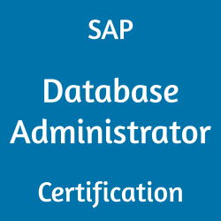 SAP Database Administrator Certification
