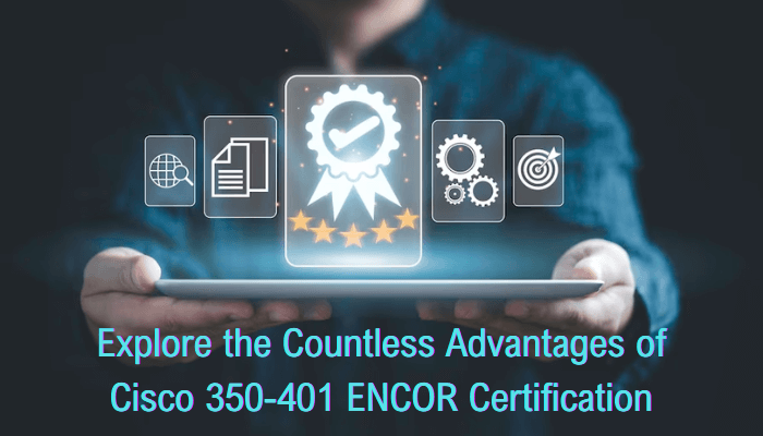 Acquiring the Cisco 350-401 ENCOR certification can be a valuable means to progress in your networking career and showcase your proficiency to prospective employers.